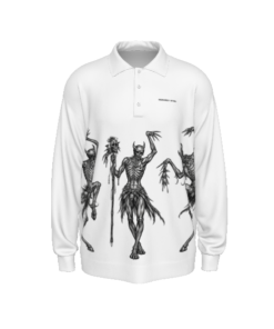 Unisex Voodo Lapel Collar Sweater