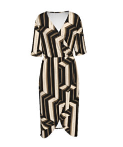 Monarch Wynn Isometric Short Sleeve Dress