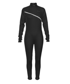 Women's Long-sleeved High-neck Jumpsuit With Zipper