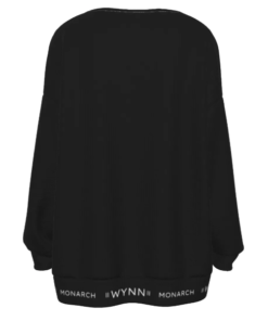 Monarch Swan Imitation Knitted Cardigan