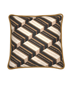 Isometric Bars Silk Cushion