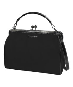 Kisslock Crossbody Shoulder Bag-Large