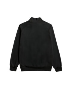 Alternative view of Black Stand Up Collar Jacket With Raglan Sleeve