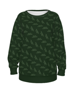 Alternative view of Forest Green Monogram Raglan Sleeve Sweatshirt