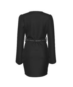 Long Sleeve Dress With Waist Belt