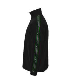 Monarch Butterflies Green Raglan Sleeve Stand Collar Jacket