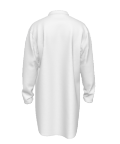 Alternative view of Stand-up Collar Long Shirt