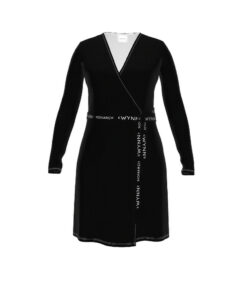 Long Sleeve Wrap Dress